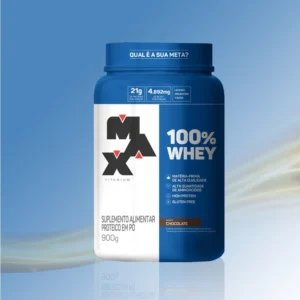 100% Whey 900g Pote - Max Titanium
