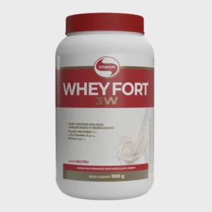 Whey Protein Whey Fort 3W Pote 900g - Vitafor