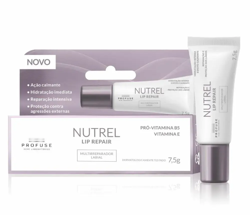 Reparador e Hidratante Labial Profuse Nutrel com 7,5g