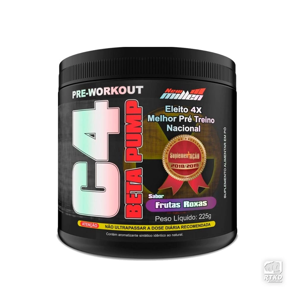 C4 Beta Pump Extreme Pre Workout 225g – New Millen (Frutas Roxas