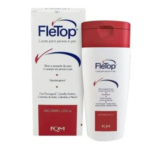 Fletop Loção Para Pernas e Pés com 200ml