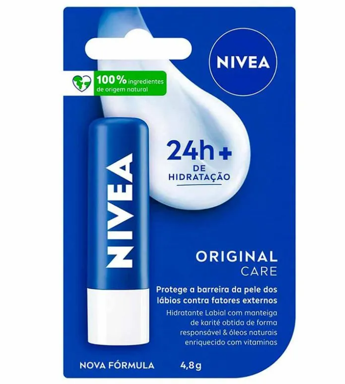 Hidratante Labial Nivea Original Care 48g