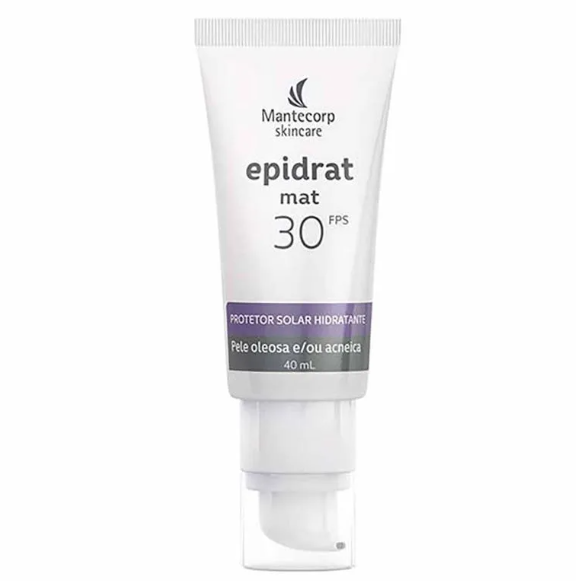 Protetor Solar Hidratante Epidrat Mat Sem Cor FPS30 Mantecorp 40ml