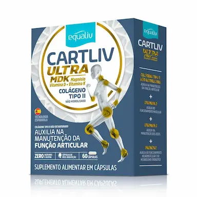 Colágeno Cartliv Ultra MDK 60 Cápsulas