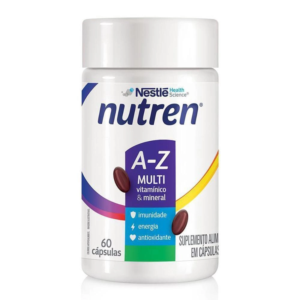 Nutren a-z Multi Vitamínico E Mineral 60 Caps. Gel – Nestlé