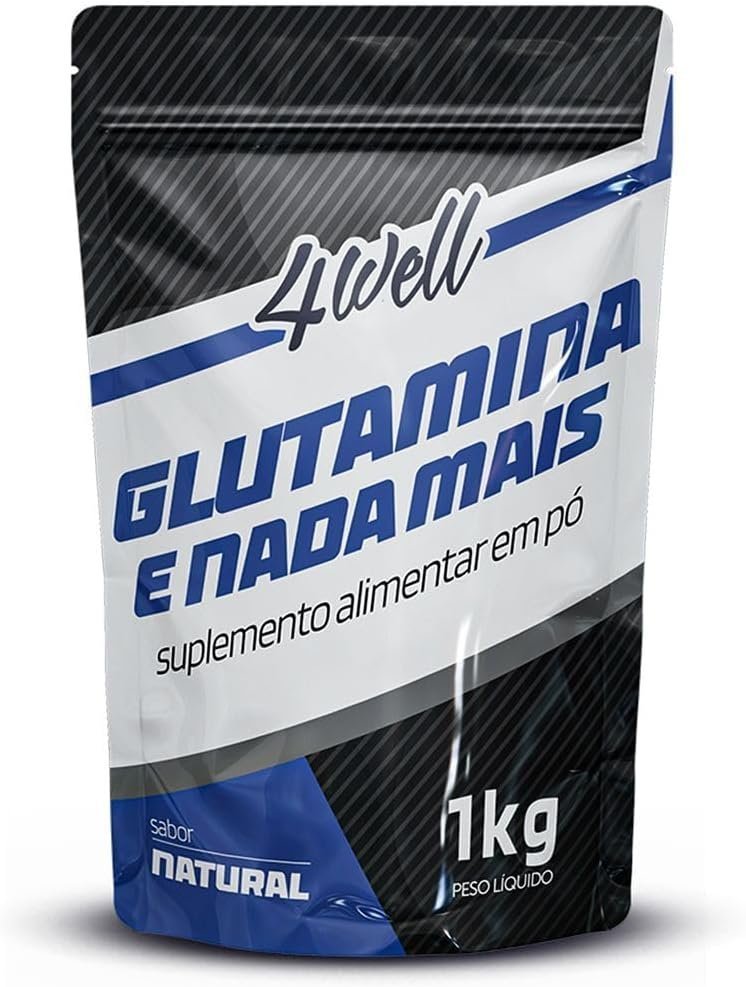 L-Glutamina 1Kg 4well 100% Pura