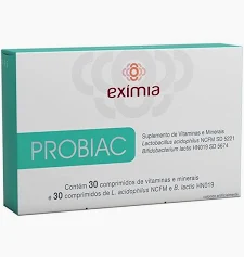 Exímia Probiac c/ 60 Comprimidos - Tratamento Para Acne
