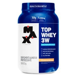 Top Whey 3W Mais Performance 900g - Max Titanium
