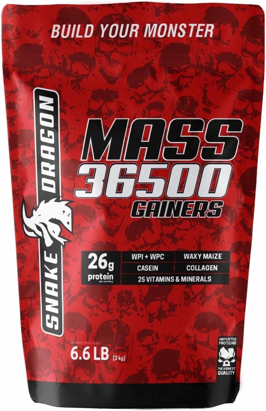 Hipercalorico Refil 3Kg Mass 36500 Gainers Whey Isolado Concentrado (3Kg, Mousse de Morango)